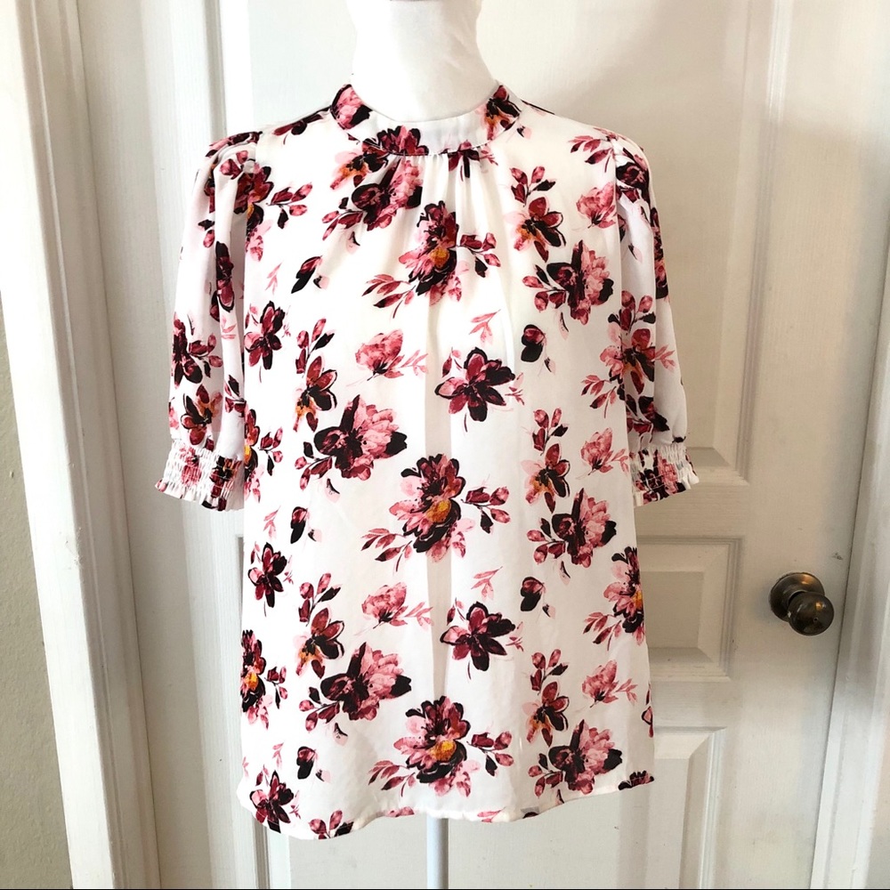 Cure floral blouse